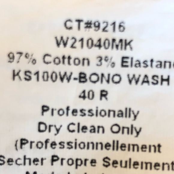 Kroon 2 Button Medium Weight Tan Cotton Jacket Size 40R - Picture 14 of 15